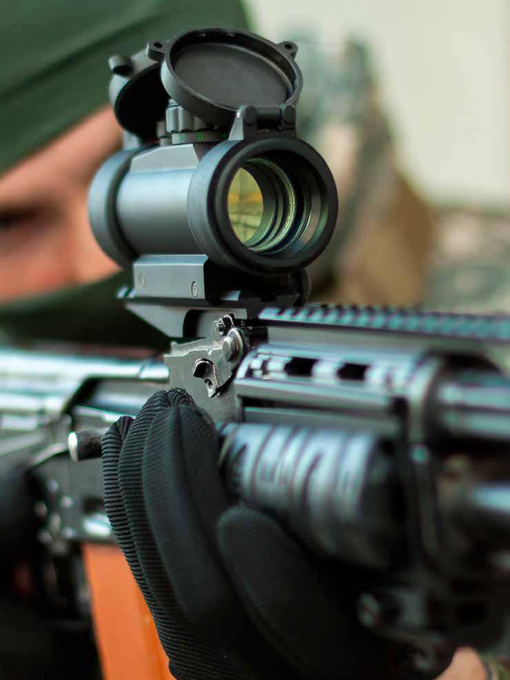 #6 Security Matters GLOBAL 11 EN 1522 SKOTTSÄKERHET FÖR säkerhetsdörrar I tabellen nedan visas den ammunition som används för att testa säkerhetsdörrar enligt den europeiska standarden EN 1522.