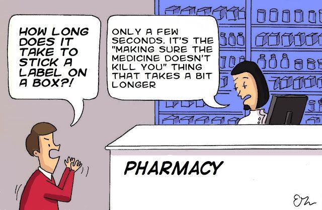 Vad ska farmaceuten granska?