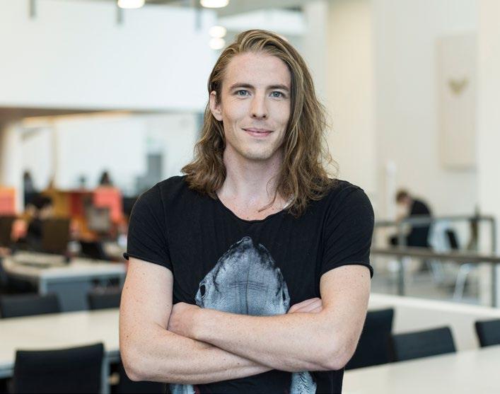 åren har jag pluggat lite överallt, men jag skulle säga att medialabbet, en datasal här på högskolan, är bästa stället att plugga på.