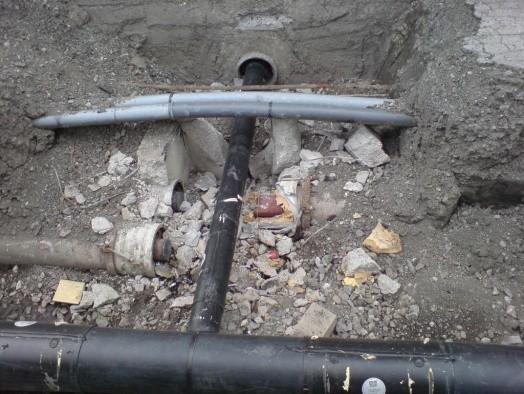 of recycling of disconnected underground