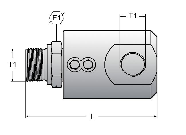 Svivlar Artikelgrupp: 9100 Varugrupp: 3400 Benämning: Svivel 90, Inv/Utv-G Svivel 90 (Hus) Utvändig G-gänga (Axel) Lagring: Glidlager Rörelse: 60 rpm Temp.omr: -30 C - +90 C Anv.