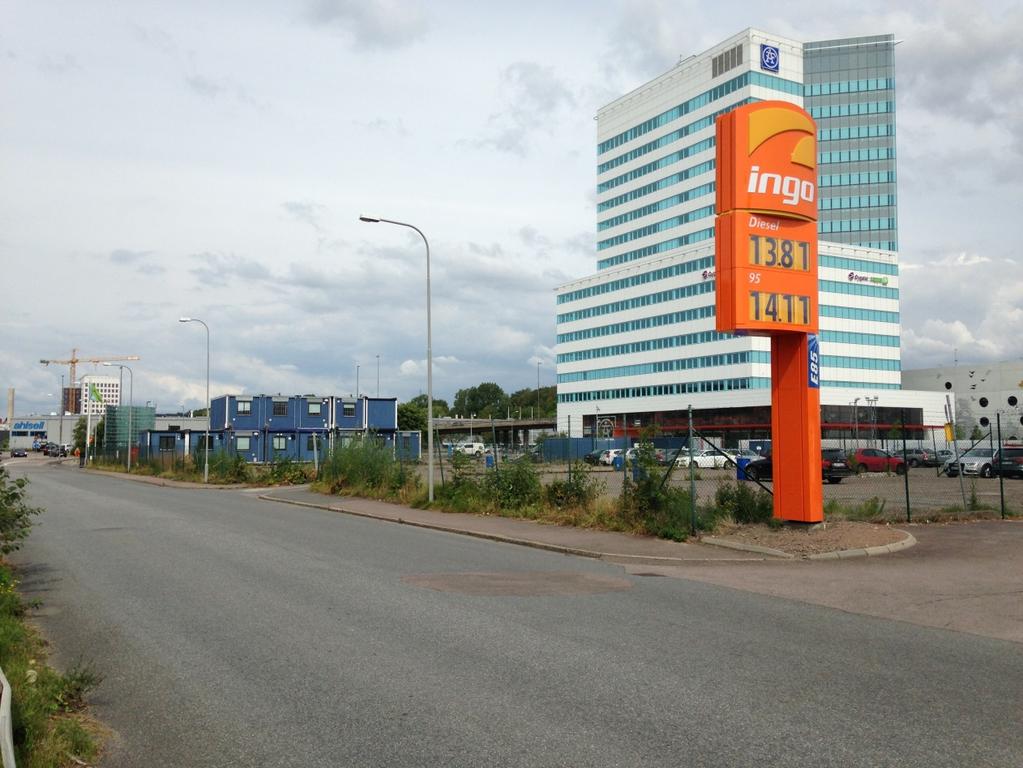 Trafikförslag Grafiska vägen Detaljplan vid kv.