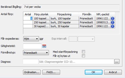Första