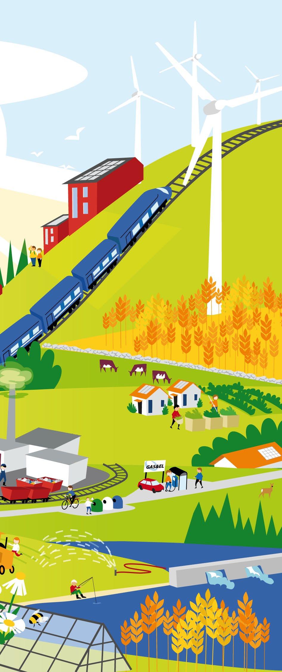 Övergripande insatser för att nå målbilder 1. Befintliga nätverk används för att samverkan ska ske på bästa sätt mellan aktörer som berörs av klimatanpassning länet. 2.