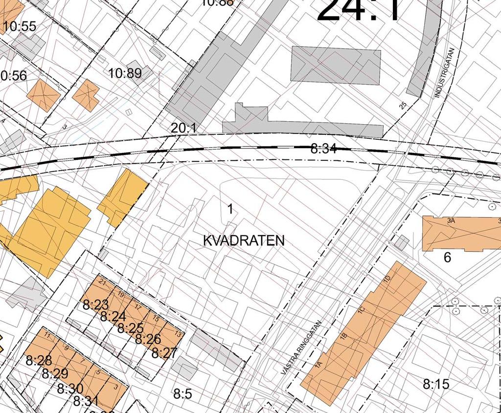 redovisas att området ska anslutas, vilket redan har prövats, och påverkar därför inte planändringen.