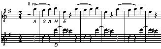 Första satsen, Allegro non troppo, börjar i 1:a violan med en tremulerande 2-tonsfras som efter två takter får sällskap med 1:a violinens huvudtema.