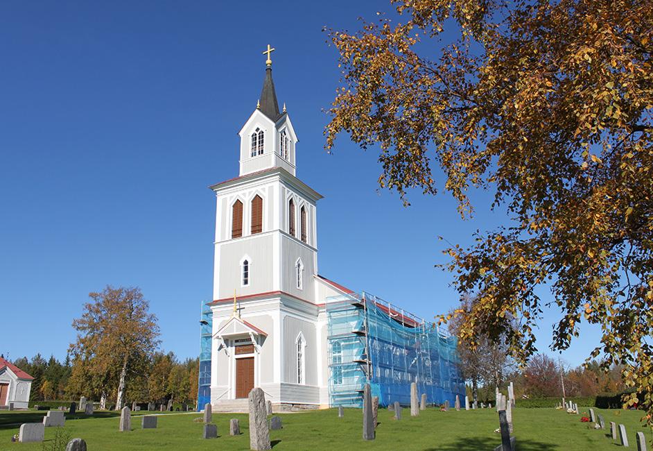 Åsarne gamla kyrka Utvändig restaurering, 2014 Berg Åsarne-Västeråsen 3:10,