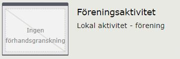 Skapa en kalenderhändelse/föreningsaktivitet För att skapa en föreningsnyhet navigerar ni till Aktuellt och öppnar den genom att klicka på plusset till vänster om texten och klickar sedan på Kalender.