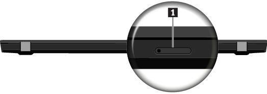 1 Smartkortplats (vissa modeller) Du kan använda smartkort för autentisering, datalagring och programbehandling.