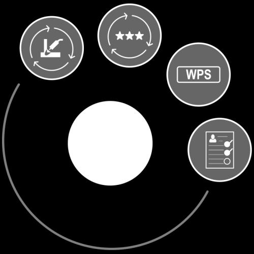 Welding Production Management Programvara för svetskoordinering, styrning, NDT och