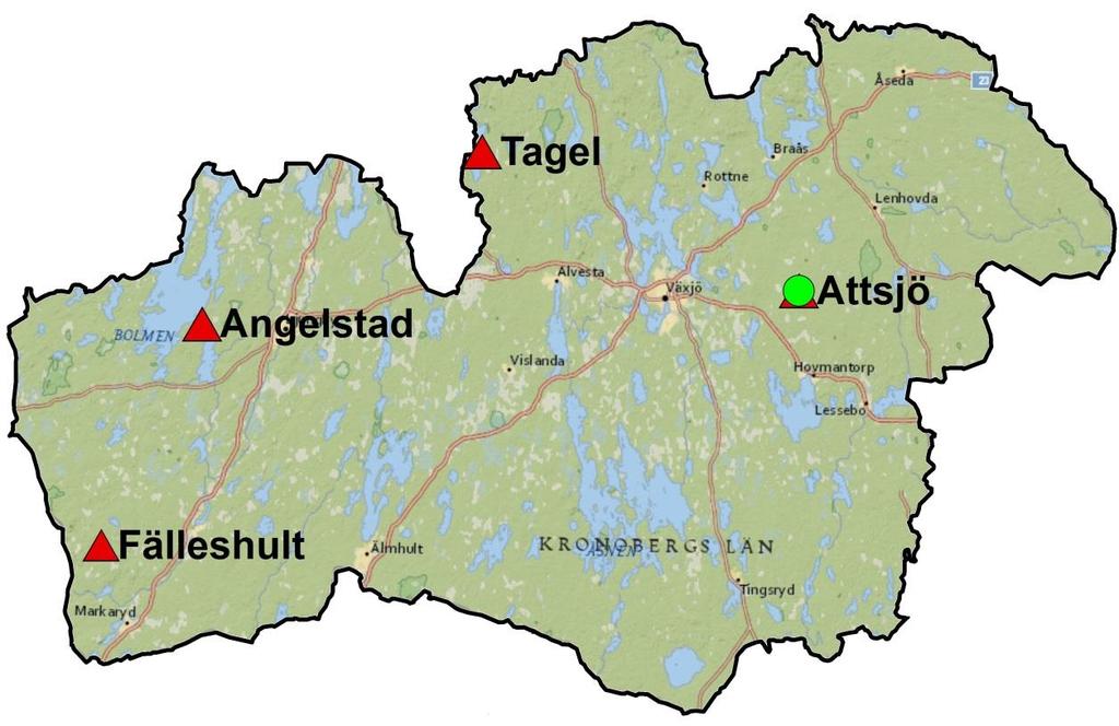X Attsjö (G 21) Tall X X Tagel (G 22) Gran X X X