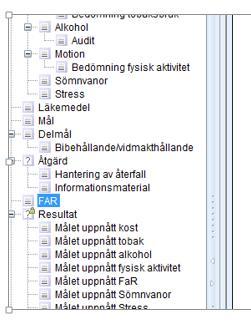 Fysisk aktivitet Fysisk aktivitet FaR steg 1, 2 VAD SOM SKA DOKUMENTERAS OCH HUR Vad som mäts Som ett led i att öka patientens fysiska aktivitet kan ett FaR recept (med eller utan stegräknare)