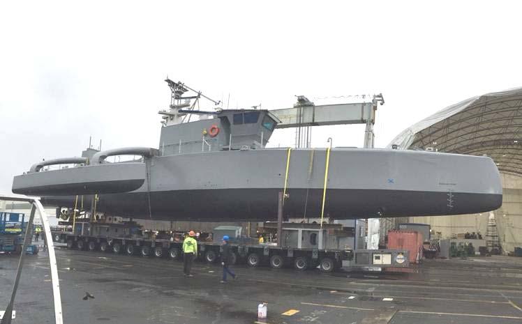 Farkosten byggdes på uppdrag av Defense Advanced Research Projects Agency (DARPA) som en del i ett långsiktigt tekniskt projekt kallat Anti-Submarine Warfare Continous Trail Unmanned Vessel (ACTUV).