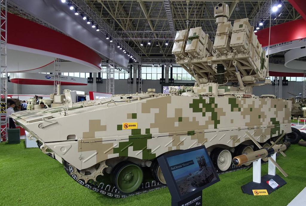Pansarvärnsrobot HJ-10 från Norinco (Kina) Norinco har premiärvisat en ny pansarvärnsrobotvagn med nyutvecklade robotar.