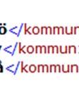 För scheman som är (eller skulle kunna vara) gemensamma i ett internationellt sammanhang används vanligtvis engelska somm språk för elementen. Det finns en mängd scheman som är standardiserade.