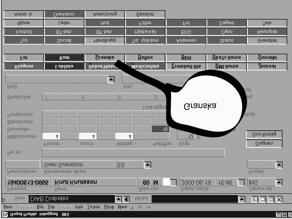 106 DIABSTAT DIABSTAT skapar en ASCII-fil d r du best mmer vilka uppgifter som ska tas med. Filen kan sedan bearbetas vidare i program sâsom Excel eller Statistica.