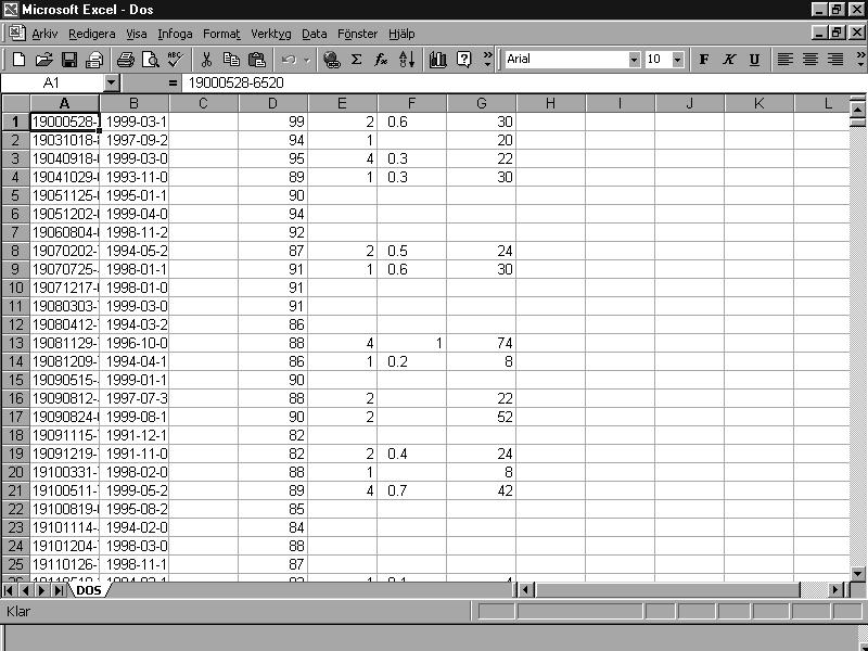 Du kan anv nda îstatistik exportî fˆr att exportera data.