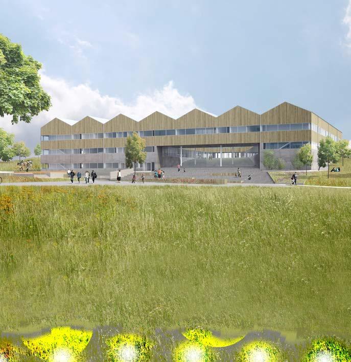 Föreskriven kontrollprocedur har följts Vra skola Som ett led i Knivsta kommuns satsning på passivhusbyggande har Arcona, med Lättelement som leverantör av 3 500 kvadratmeter takelement, fått i