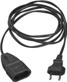 GRENKONTAKT VÄGG 1910203 Svart 9 cm 200049 2 st 1910210 Vit 9 cm 200049 2 st jordad PLUG-IN DIMMER ELECT 1900003 Svart