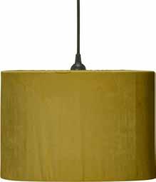 Dessa skärmar passar i serien Ring Taklampa på föregående uppslag. Skärmarna säljs utan takupphänge. Se prhome.se. CLASSIC CYLINDER SAMMET KLARROSA Art.