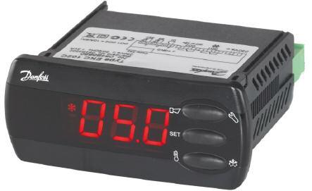 Manual för Temperaturregulator typ AK-CC 210 Compactfrys CFA 2-steg. Regulatorns Meny-knappar. Inställning av meny. 1. Tryck på övre knapp tills den visar en parameter. 2. Tryck på övre eller nedre knapp och finn den parameter du vill ändra.