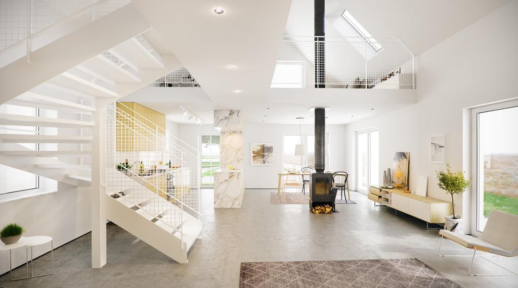 Unika nyproducerade hem som präglas av kvalitativa materialval och skandinavisk minimalistisk design. Fem stycken till antal.