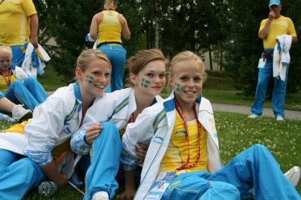 Tack till Björn Carlsson som mejlat de fina bilderna från Tammerfors! Fr v till h: Jonna Adlerteg, Ida Gustafsson och Agnes Carlsson - succélaget!
