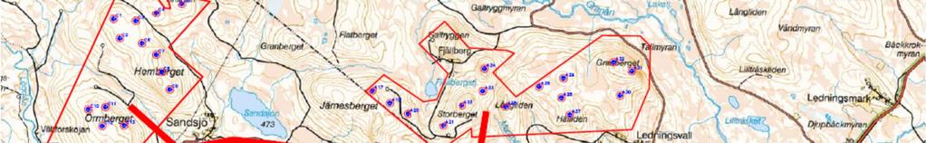 Tillsammans med planerade vindkraftanläggningar i Vargträsk, Vinliden och Hornmyran har möjlig elanslutning för planerad vindkraftetablering i