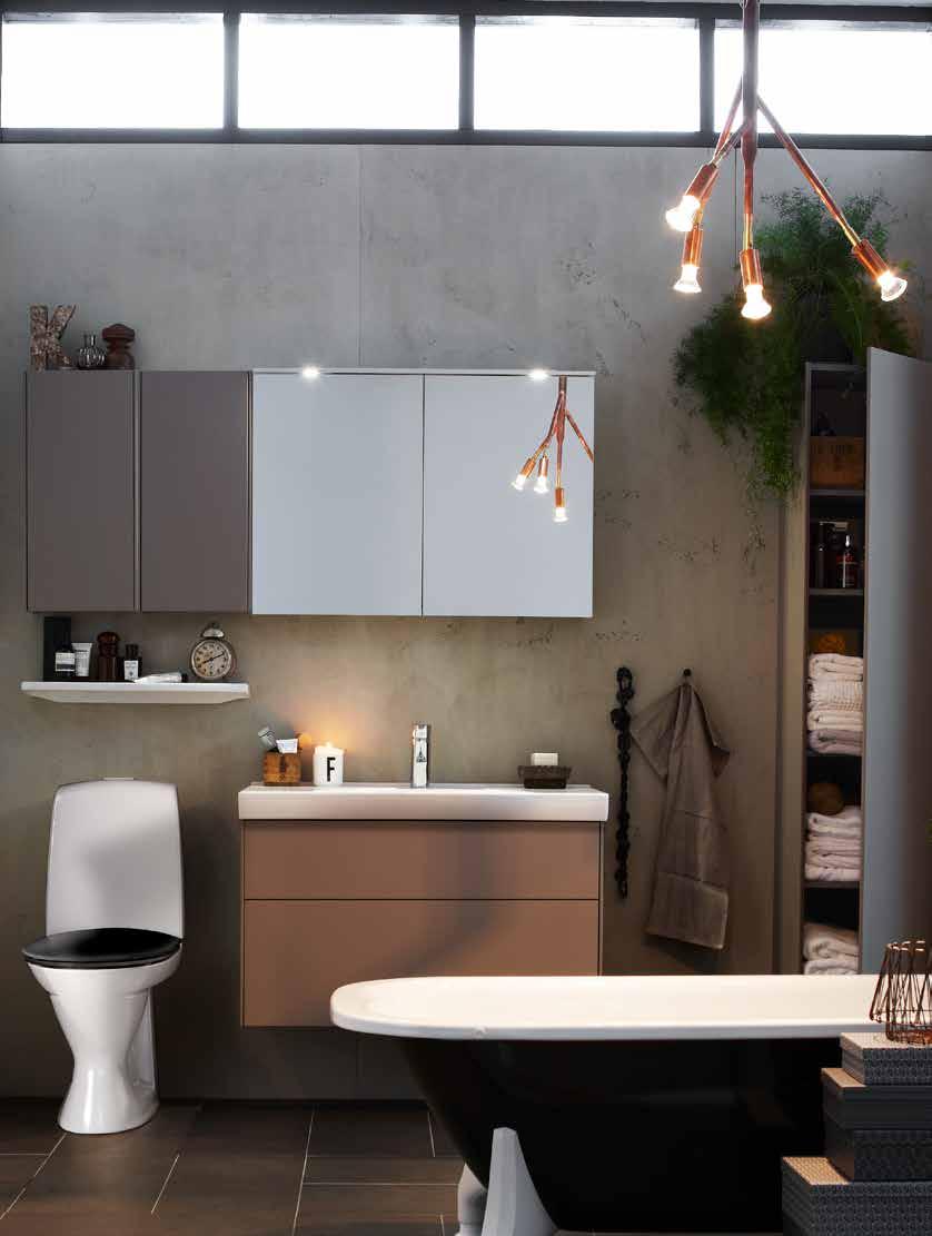 Ta en stund för dig själv i badrummet, softa belysningen och tänd några ljus och du får en varm och ombonad känsla.