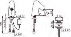 Charge 104 waste and overflow system overflow always open, bathtubs, shower trays, furniture Mounting acc. incl. Charge 104 waste and overflow system Mounting overflow acc. always incl.