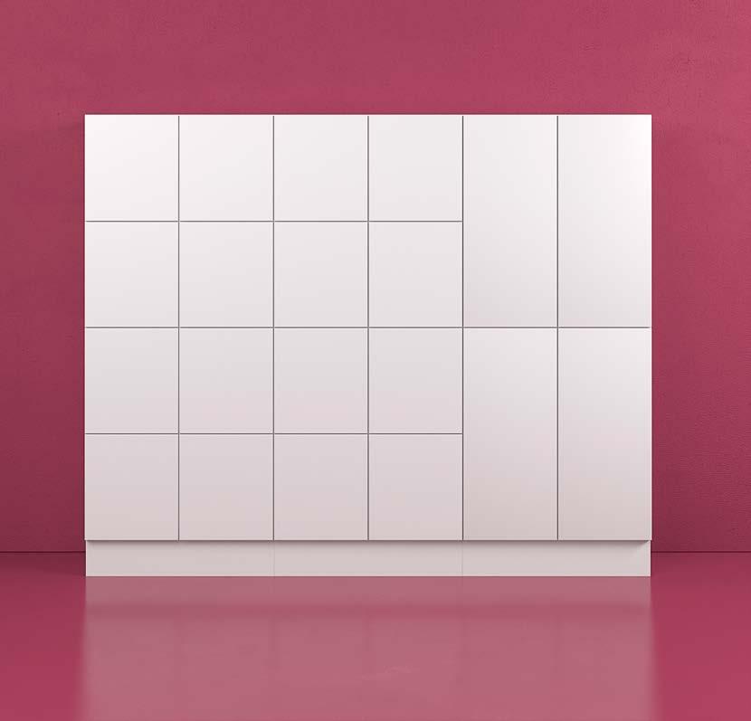 Personlig förvaring Space Office Fjäll CombiLine Place Space Förvaringsfack Design TreCe Flexibla förvaringsfack med stora förvaringsmöjligheter anpassade efter vardagens behov.