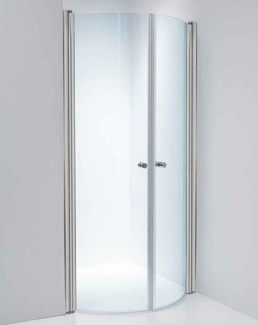 DE LUXE-SEREN Corny de Luxe i nisch Pris från 6995:Fakta Välvda duschdörrar i 6 mm härdat säkerhetsglas. Gångjärn med lyftfunktion och vinkelinställning.