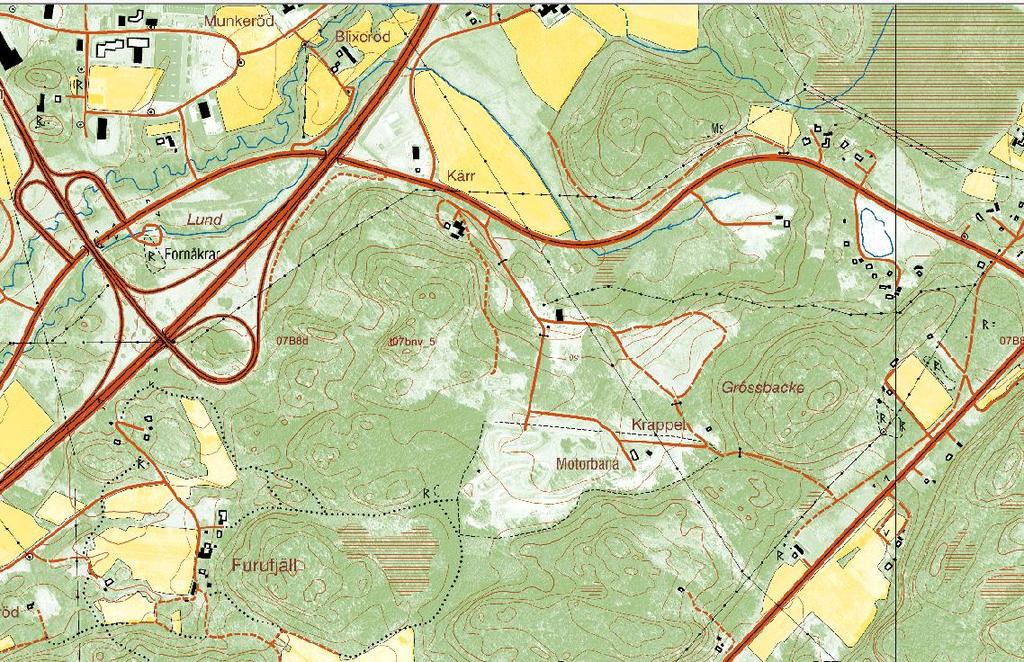 11 (13) Avrinningsområde A Figur 3. Översiktskarta med schematiskt redovisning av avrinningsområde och del av detaljplaneområdet där verksamhetsytor planeras, A.