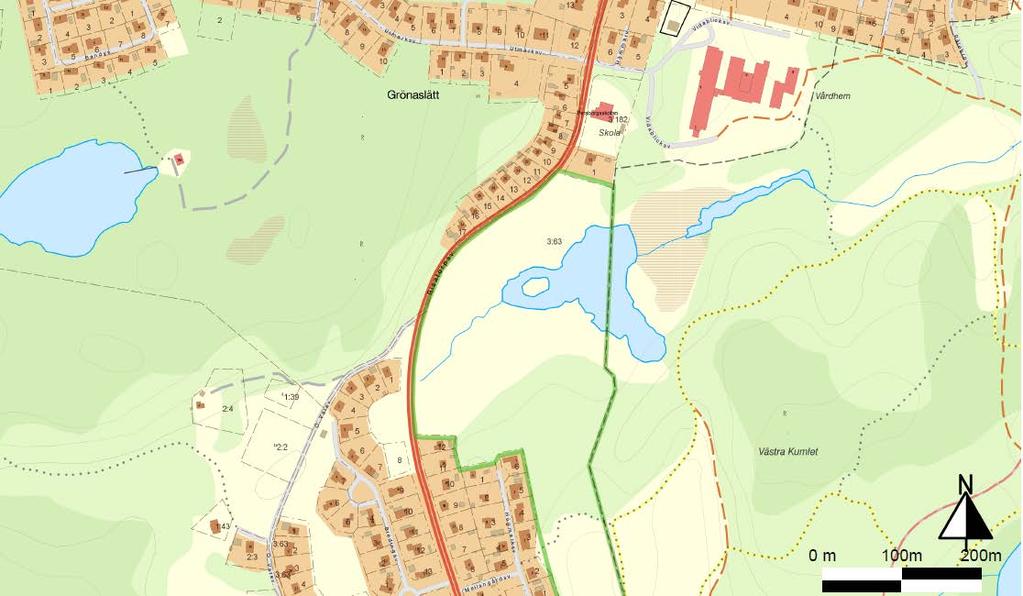 El, tele och fiberanslutning El- och teleanslutning finns idag i Västra Varevägen som ansluter befintlig bostadsbebyggelse.