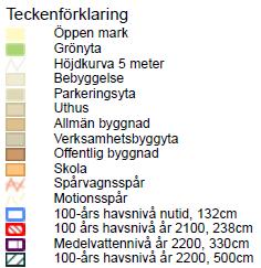 Norrköpings kommun [5] Som framgår av Figur 5 är planområdet inte inom översiktlig framtid drabbat av