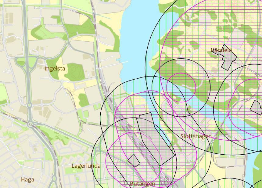 På grund av de relativt små mängder brandfarlig gas som hanteras vid verksamheten i kombination med ett avstånd på som närmast ca 60-70 meter till den planerade fjärrvärmeanläggningen och ca 100-140