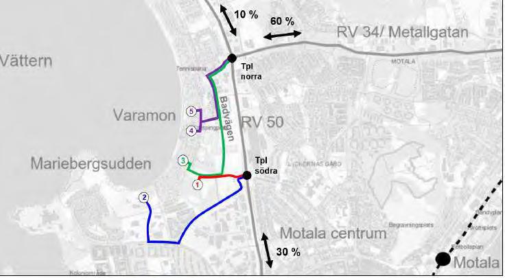 Samtliga planer/trafikstruktur och trafikflöden Antagen