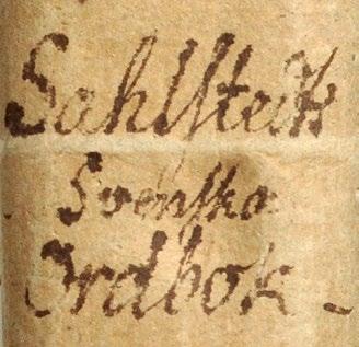 bläckfläck på s. (15) i inledningen. Bra ex. med Carl Jedvard Bondes formklippta exlibris. Från Ericsberg. *3000 Warmholtz Bibliotheca historica Sueo-Gothica 1137. Med hyllningsverser av Possieth, L.