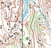 15.30 Avförd till träning: Lugn inkörning, vaaraterräng. Murhakallio, körtid ca 15 min. Kortare inkörningsträning i vaaraterräng. Lugn GU1-GU2-fart. Fokus på att göra smarta och tidseffektiva vägval.