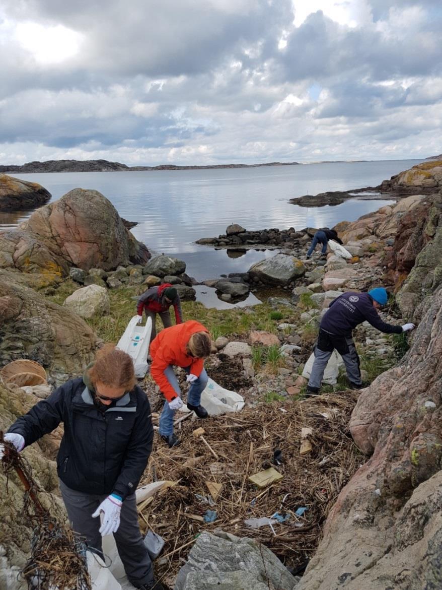 plastnedskräpningen i havet beräknas komma