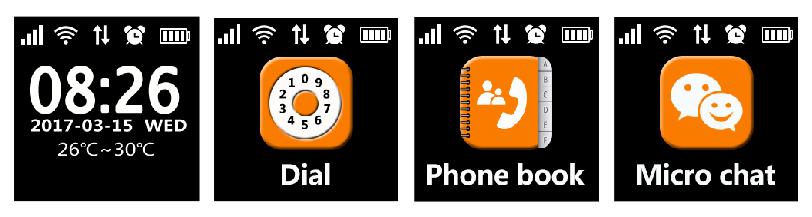 att ringa. Om ingen svarar fortsätter klockan att ringa tills den fyller två loopar. Klockan kan ställas in att skicka SOS- SMS till nödkontakterna (standard är avstängd). 4.1.