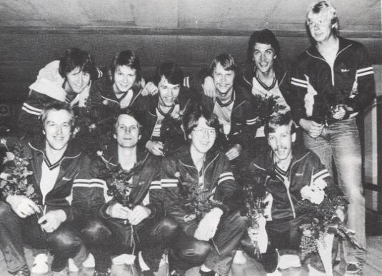 BK Cahoot, div 1 Götaland 1983/1984 Övre raden: Per Jonsson, Björn Jonsson, Lars Sanden, Thomas Sjöbohm, Håkan