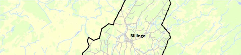 VA SYD Årsrapport Eslövs kommun, anmälningspliktiga avloppsreningsverk 2016 26 Verksamhetsbeskrivning Upptagningsområde Upptagningsområdet för