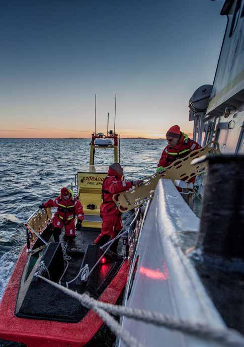 359 Så många övningar genomfördes den månad då flest övningar hölls - maj Foto: Mats Ryde Smidigt samarbete i Dalälven RS SILJAN/RUNN, 10/4.