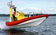 Motor: En motor på 315 370 hk, Yanmar eller Volvo Penta dieselmotorer, drivande en Rolls-Royce KaMeWa FF-jet 240/270 vattenjet. Fart: 34 knop.