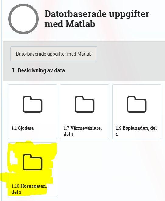 Laboration 1 Första laborationen är handledning för
