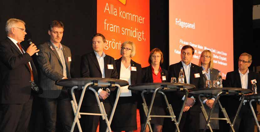 automatiserad avståndshållning, autobroms och elektrifiering liksom utveckling av godstrafiken med kolonnkörning, elvägar samt längre och tyngre fordon är exempel på lösningar som gradvisa kommer att