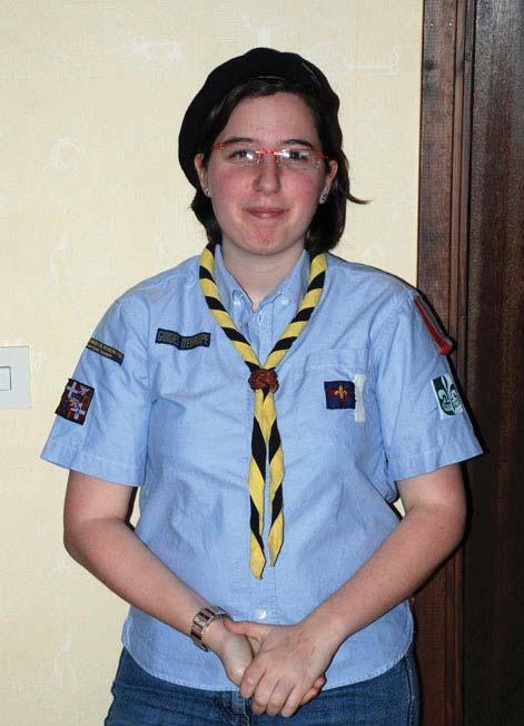 Intervju med Ségolène 080106 Ségolène har varit scout i 4 år. Orsaken till att hon startade med scouting var att hon tycker om miljö och att sova ute.