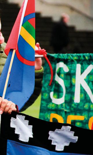 För att uppmärksamma de eskalerande övergreppen mot miljöaktivister anordnade Latinamerikagrupperna den 7 oktober 2017 en manifestation och ett samtal med personer från Amazon Watch, Same Ätnam och