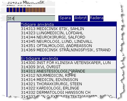 3.3.3 Rutan Kostnadsställe Vid budgetering av personalkostnader fylls kostnadsställe i automatiskt (alla personer i lärardatabasen har ett kostnadsställe knutit till sig).
